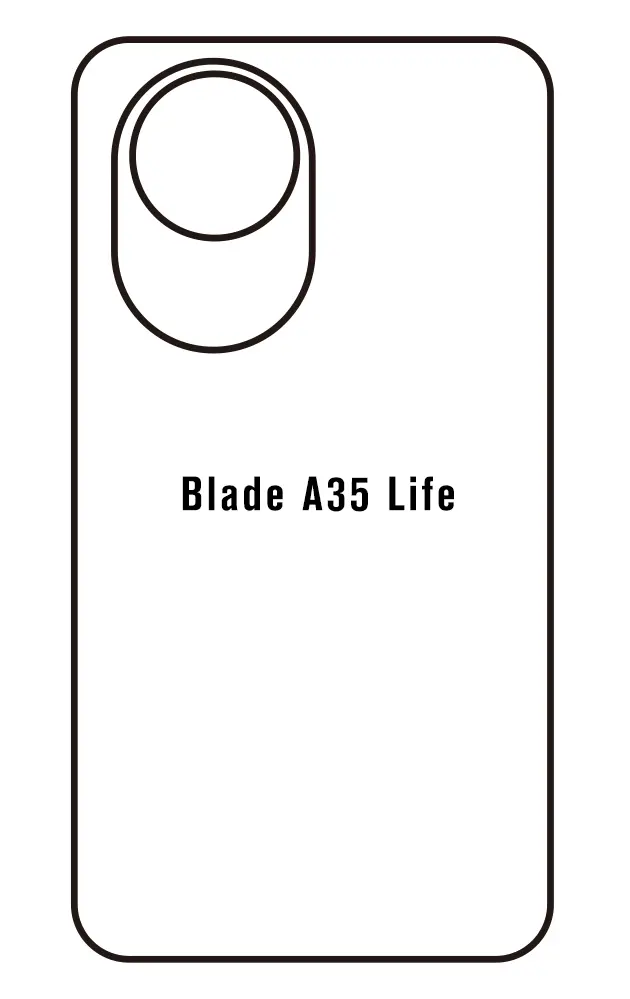 ZTE Blade A35 Lite Zadní Hydrogel ochranná fólie