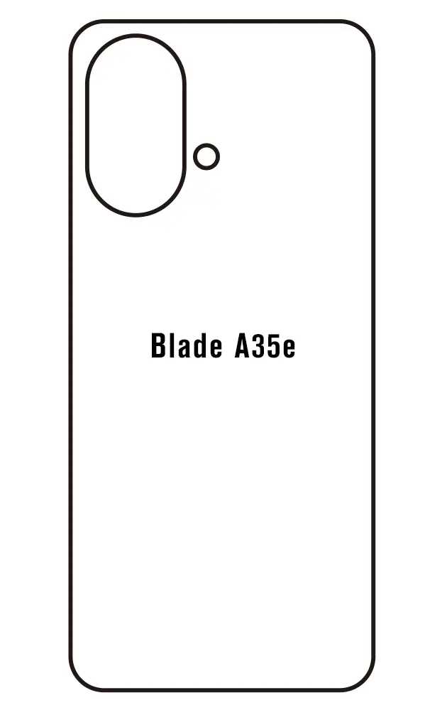 ZTE Blade A35e Zadní Hydrogel ochranná fólie