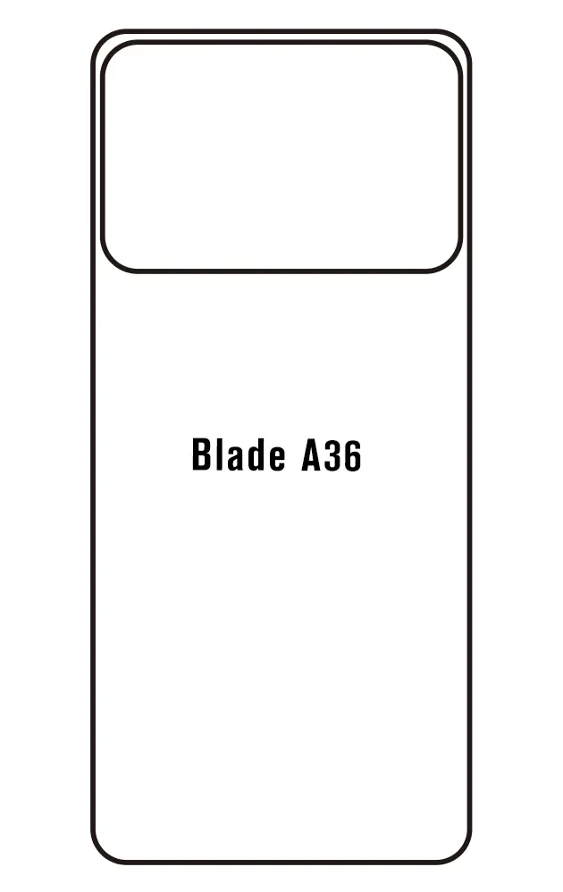 ZTE Blade A36 Zadní Hydrogel ochranná fólie
