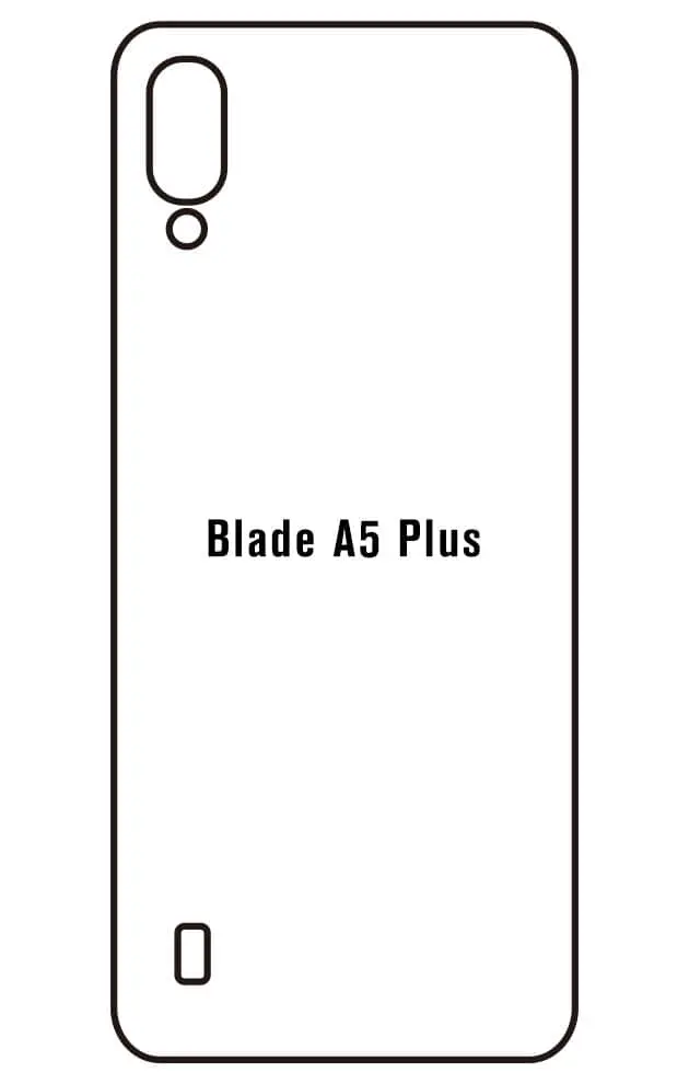 ZTE Blade A5 Plus Zadní Hydrogel ochranná fólie