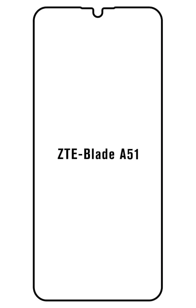ZTE Blade A51 Přední Hydrogel ochranná fólie