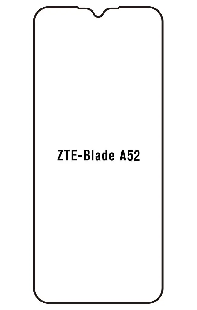 ZTE Blade A52 Přední Hydrogel ochranná fólie