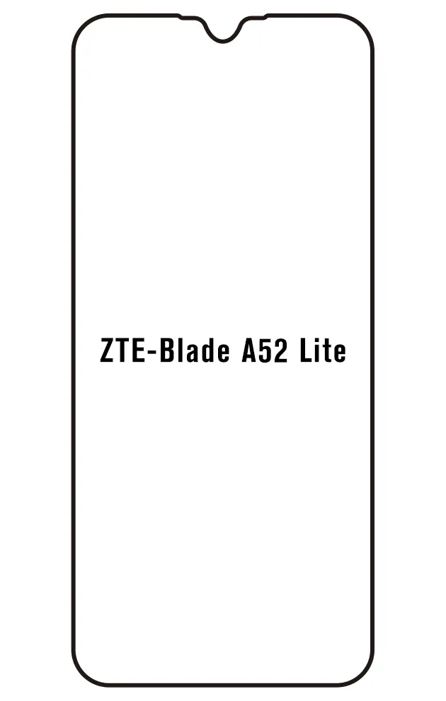 ZTE Blade A52 Lite Přední Hydrogel ochranná fólie