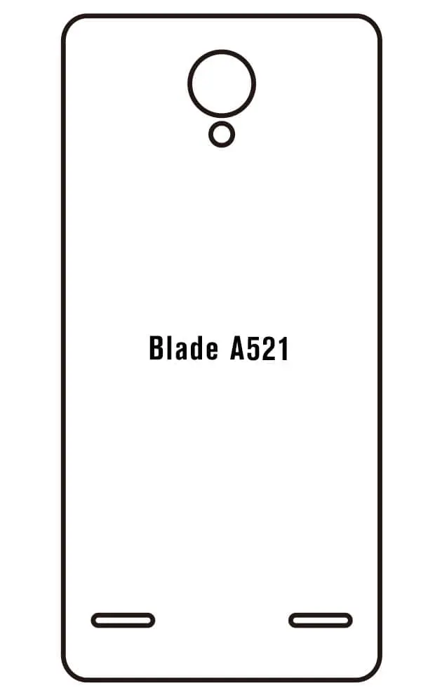 ZTE Blade A521 Zadní Hydrogel ochranná fólie
