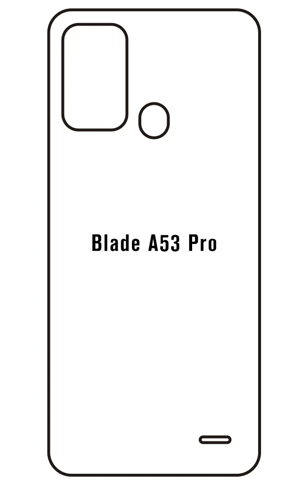ZTE Blade A53 Pro Zadní Hydrogel ochranná fólie