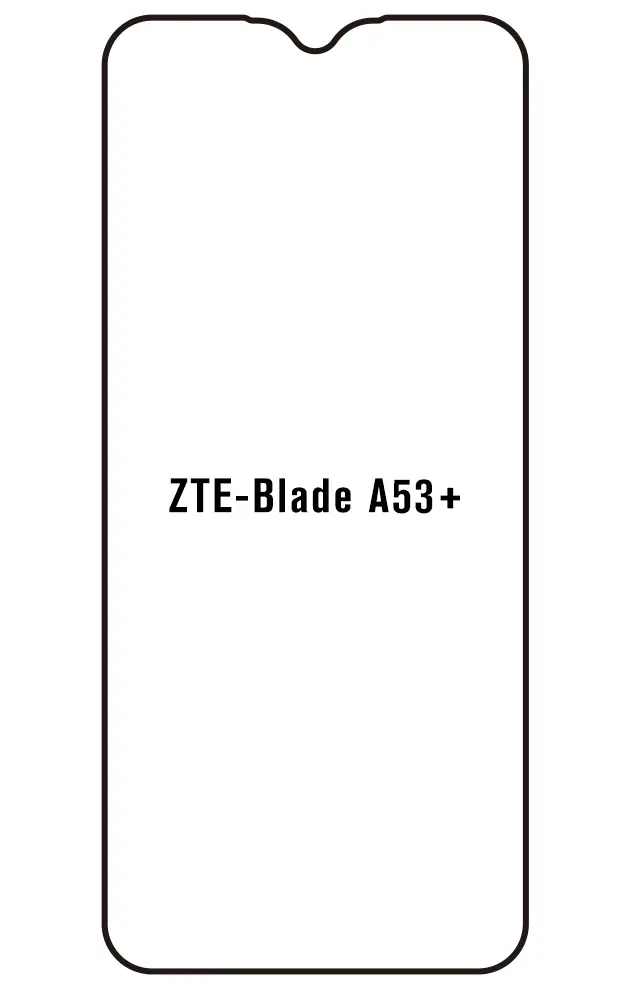 ZTE Blade A53+ Přední Hydrogel ochranná fólie