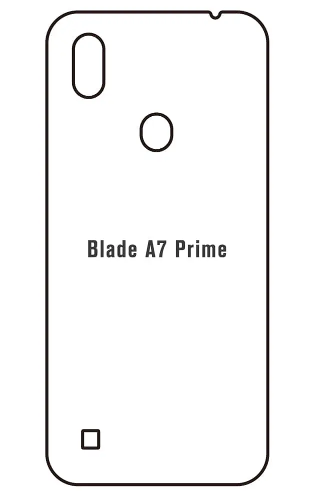 ZTE Blade A7 Prime Zadní Hydrogel ochranná fólie