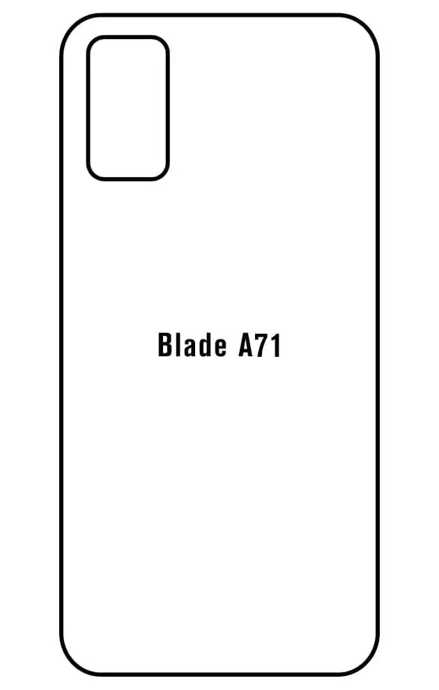 ZTE Blade A71 Zadní Hydrogel ochranná fólie
