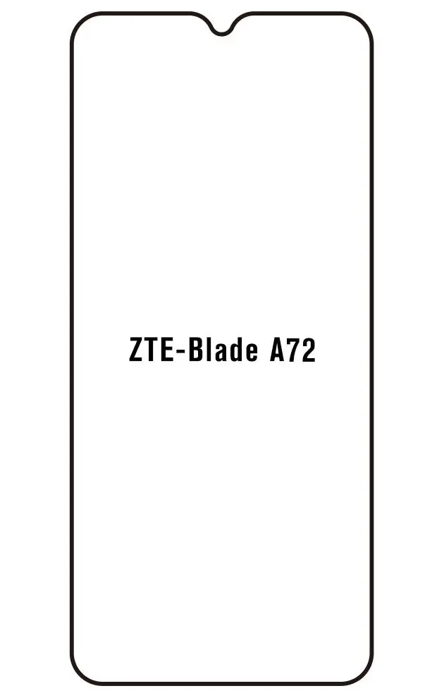 ZTE Blade A72 Přední Hydrogel ochranná fólie