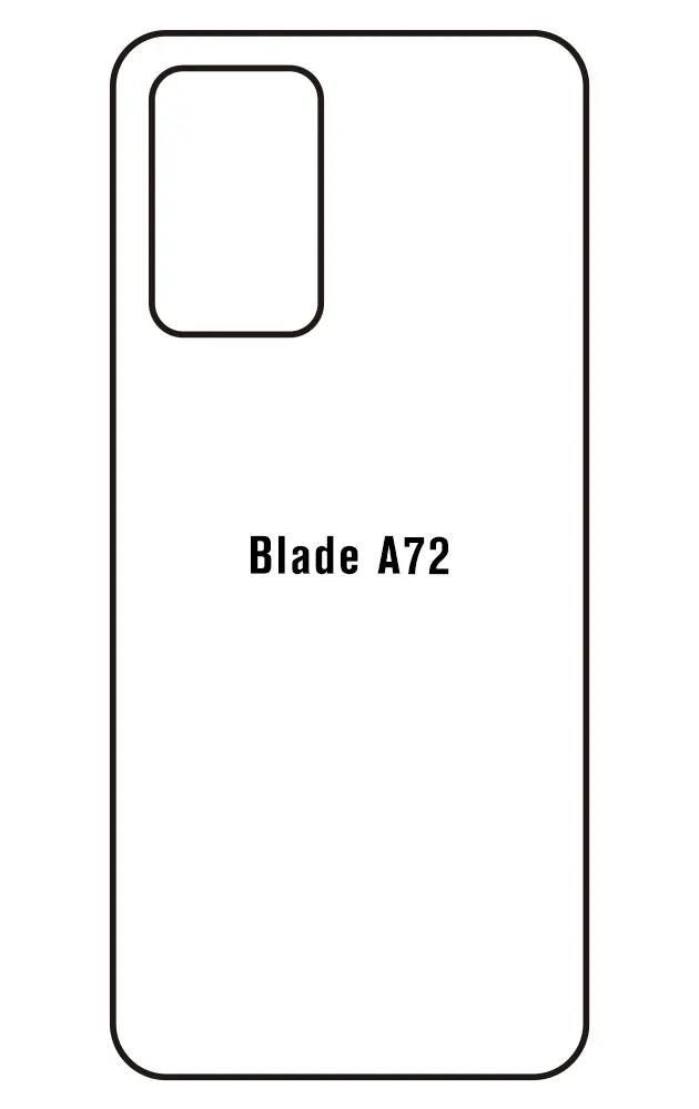ZTE Blade A72 Zadní Hydrogel ochranná fólie