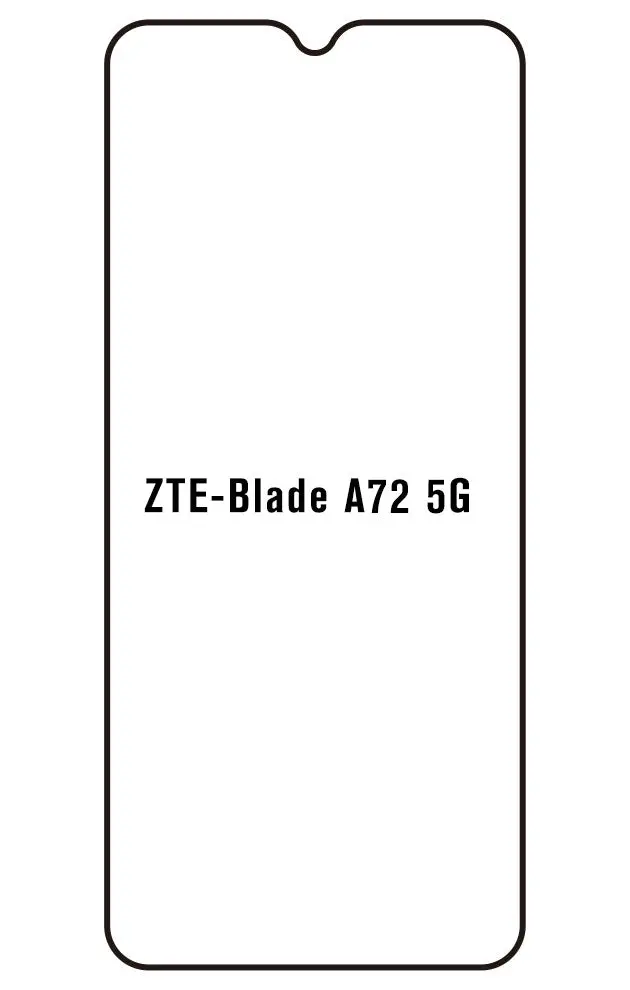 ZTE Blade A72 5G Přední Hydrogel ochranná fólie