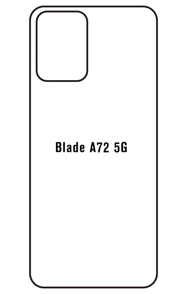 ZTE Blade A72 5G Zadní Hydrogel ochranná fólie