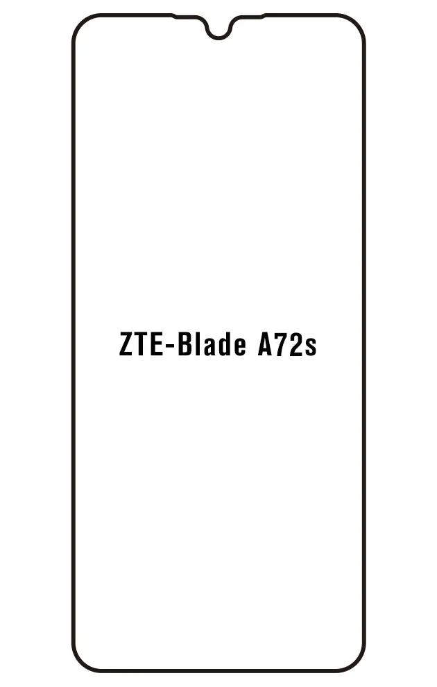 ZTE Blade A72s Přední Hydrogel ochranná fólie