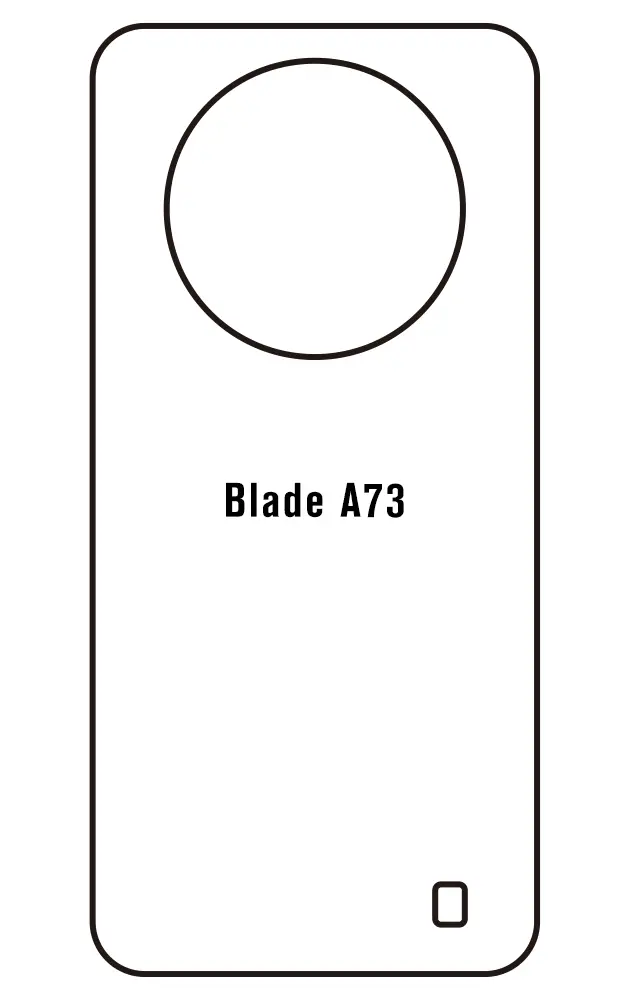ZTE Blade A73 5G Zadní Hydrogel ochranná fólie