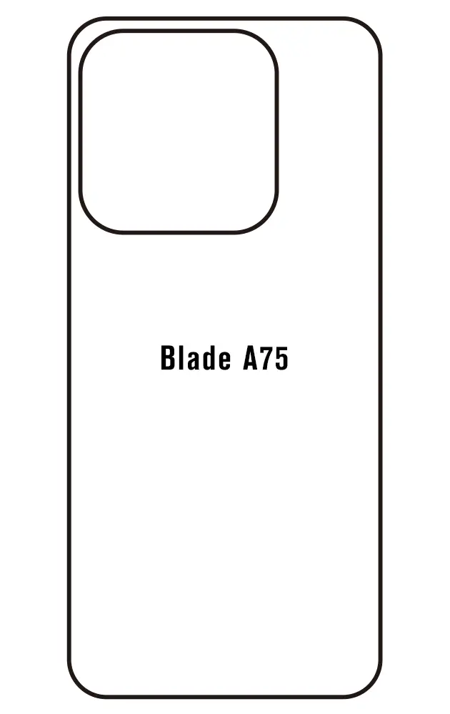 ZTE Blade A75 Zadní Hydrogel ochranná fólie