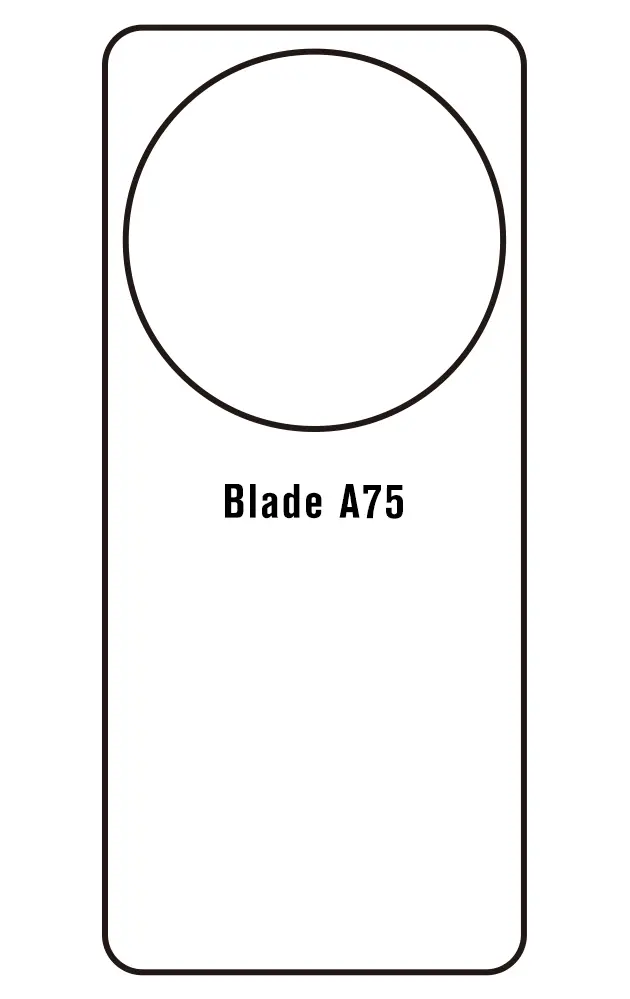 ZTE Blade A75 5G Zadní Hydrogel ochranná fólie