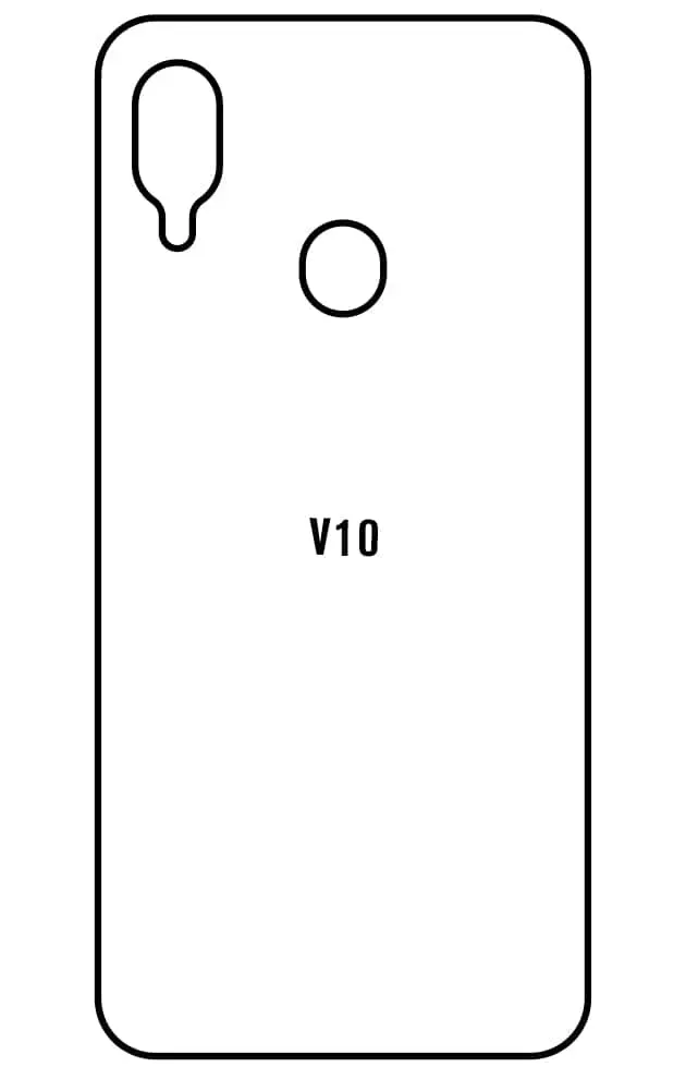 ZTE Blade V10 Zadní Hydrogel ochranná fólie