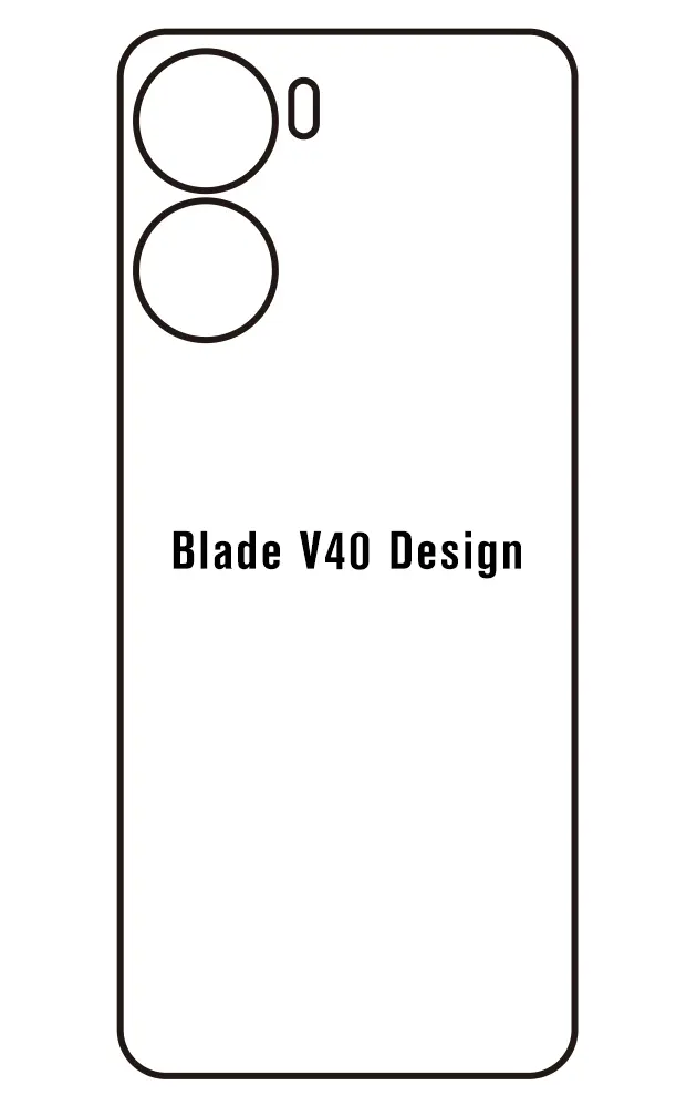 ZTE Blade V40 Design Zadní Hydrogel ochranná fólie