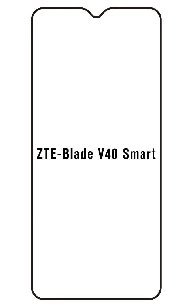 ZTE Blade V40 Smart 5G Přední Hydrogel ochranná fólie