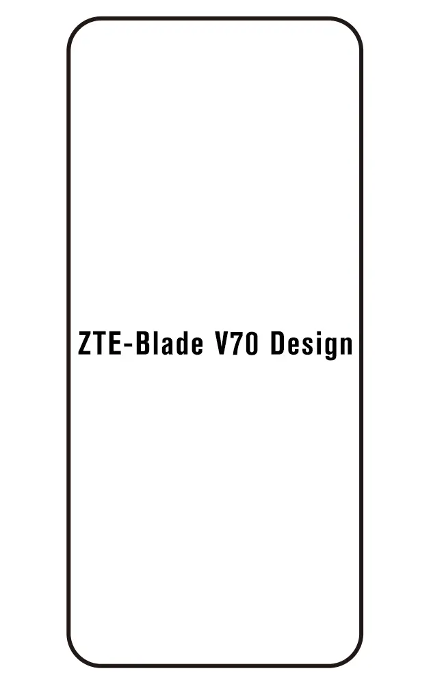 ZTE Blade V70 Design Přední Hydrogel ochranná fólie