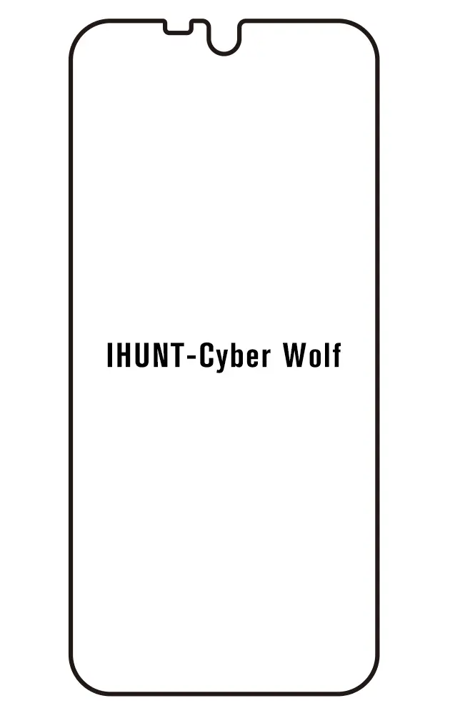 iHunt Cyber Wolf 4G Přední Hydrogel ochranná fólie