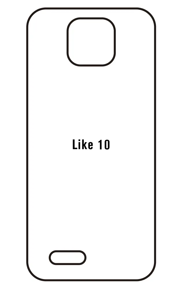 iHunt Like 10 Zadní Hydrogel ochranná fólie