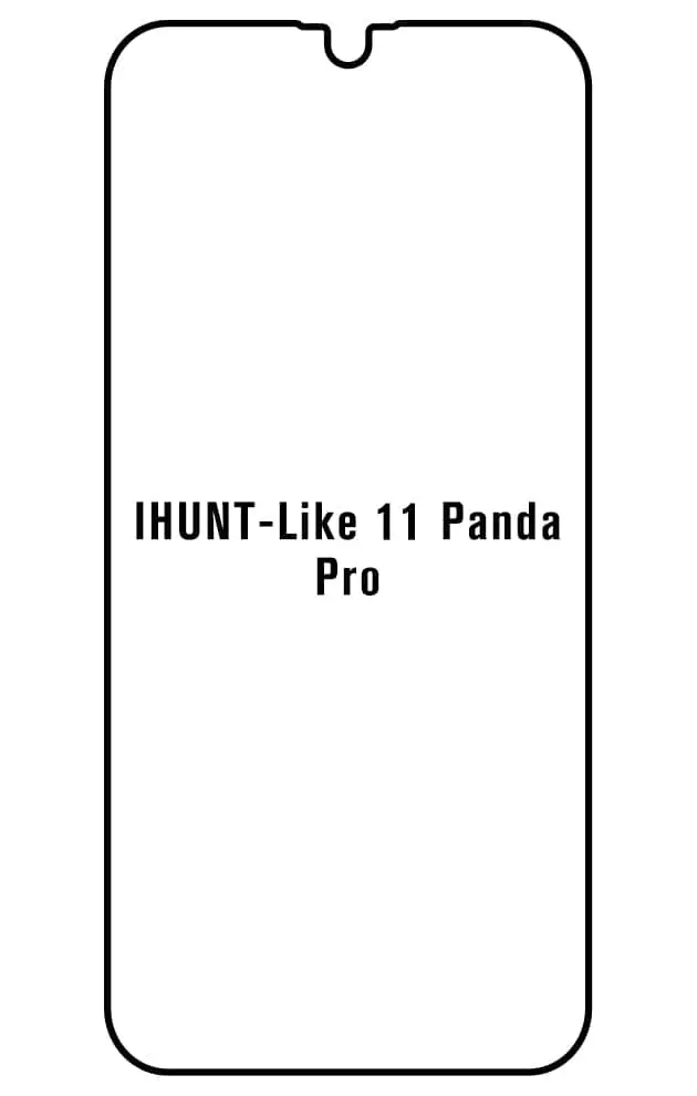 iHunt Like 11 Panda Pro 2022 Přední Hydrogel ochranná fólie