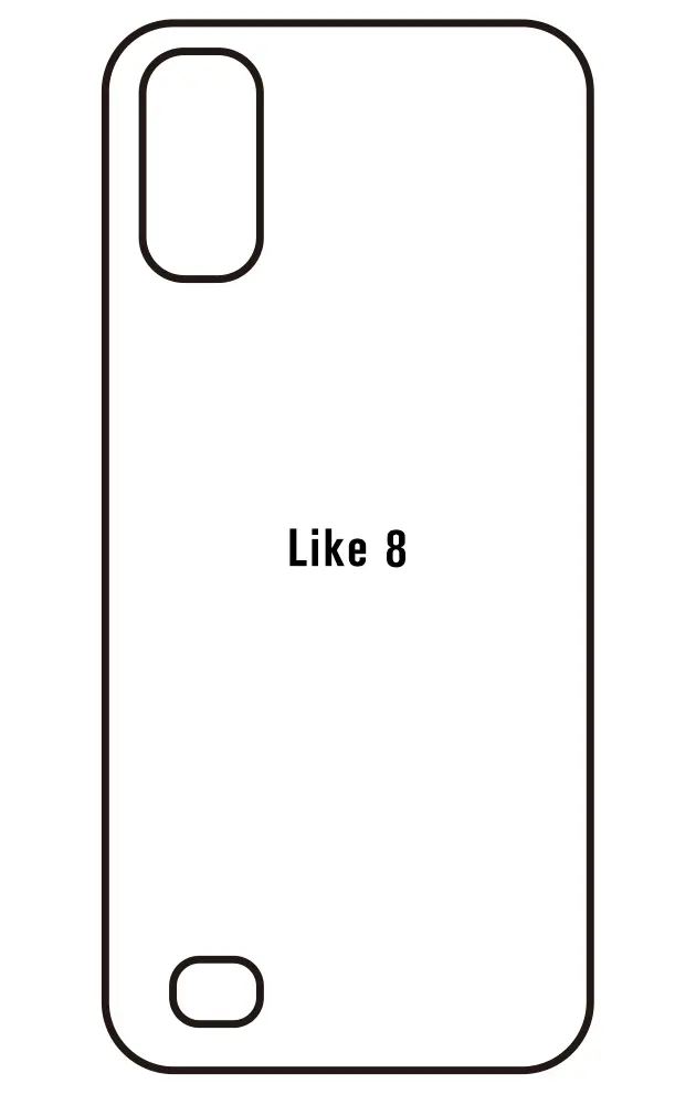 iHunt Like 8 Zadní Hydrogel ochranná fólie
