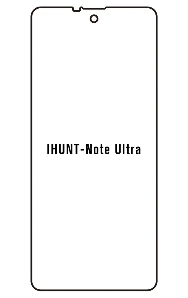 iHunt Note Ultra Přední Hydrogel ochranná fólie