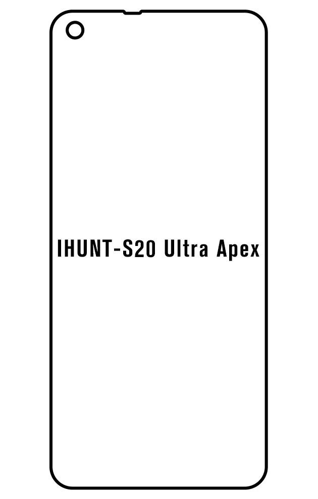 iHunt S20 Ultra Apex 2021 Přední Hydrogel ochranná fólie