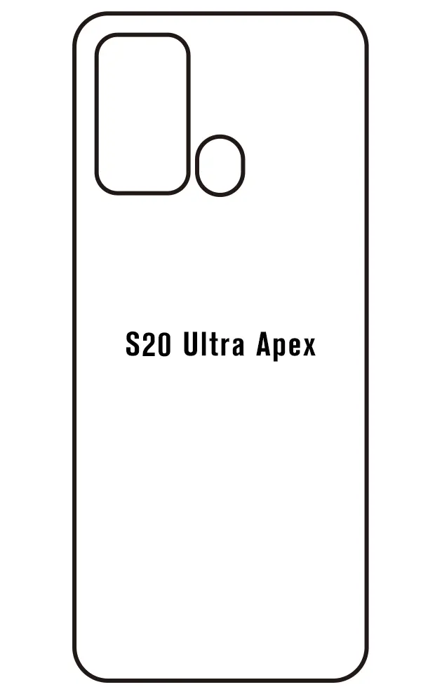 iHunt S20 Ultra Apex 2021 Zadní Hydrogel ochranná fólie