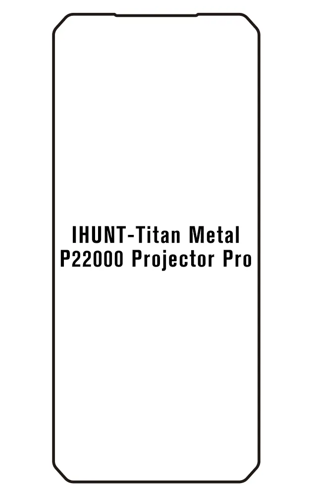 iHunt Titan Metal P22000 Projector Pro Přední Hydrogel ochranná fólie