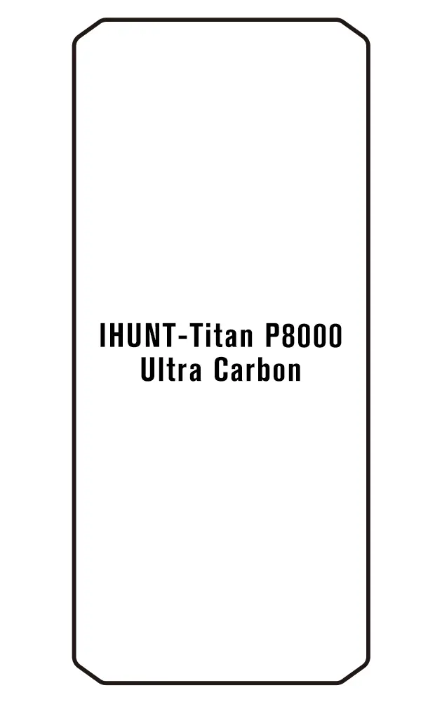 iHunt Titan P8000 Ultra Carbon Přední Hydrogel ochranná fólie