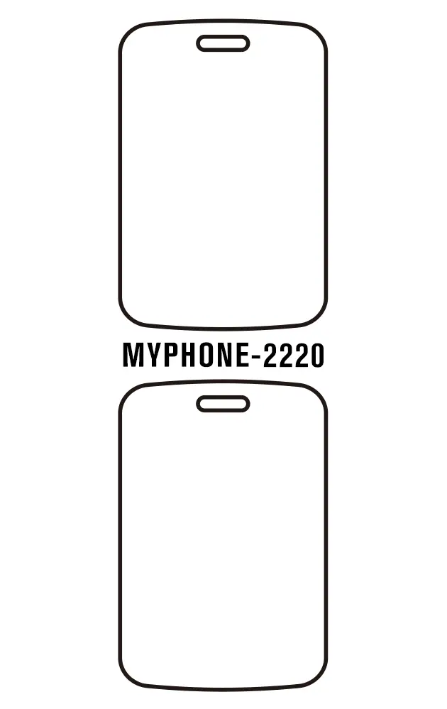 myPhone 2220 Přední Hydrogel ochranná fólie