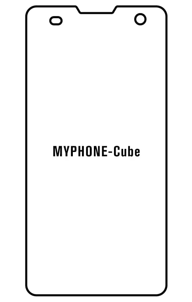 myPhone Cube Přední Hydrogel ochranná fólie