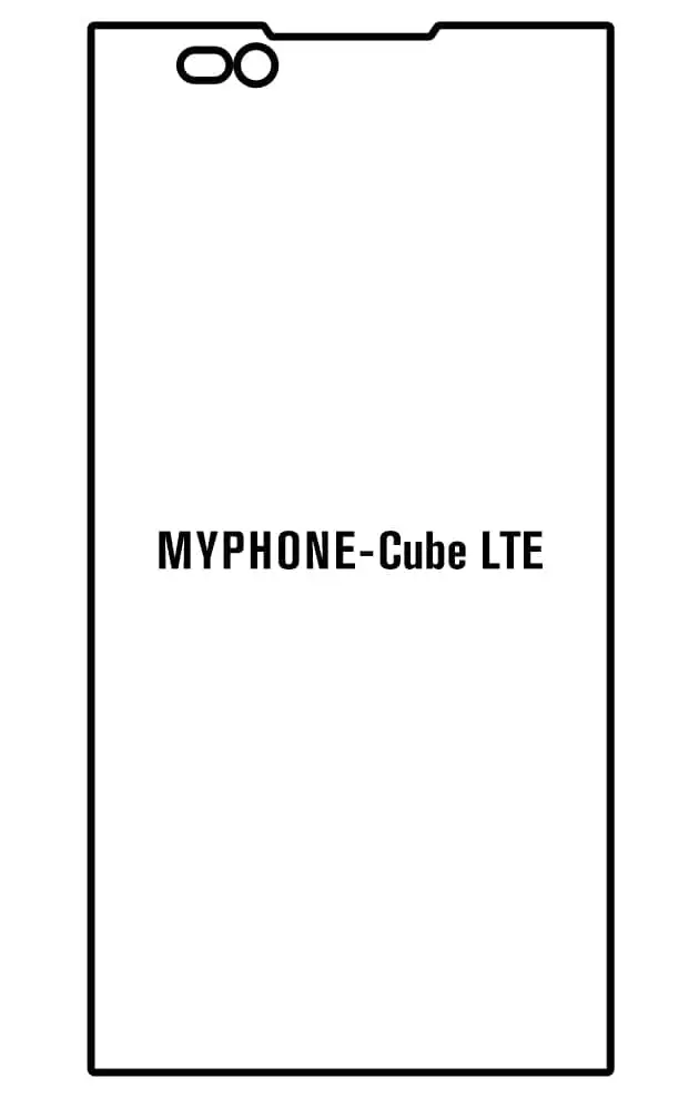 myPhone Cube LTE Přední Hydrogel ochranná fólie