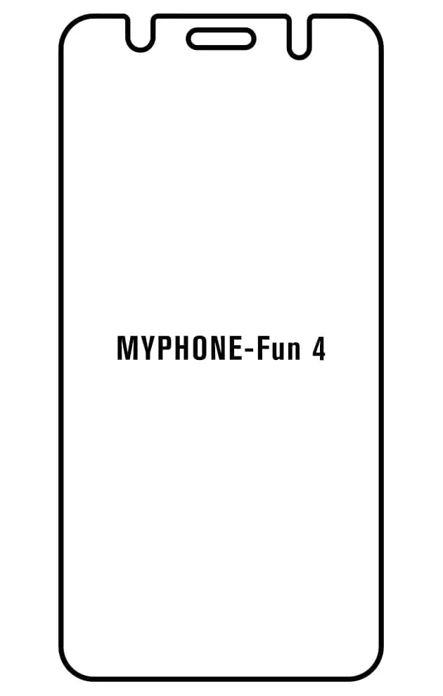 myPhone Fun 4 Přední Hydrogel ochranná fólie