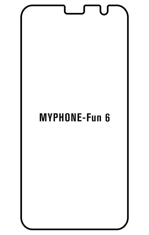 myPhone Fun 6 Přední Hydrogel ochranná fólie
