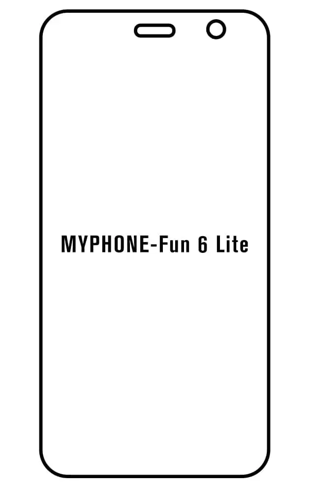 myPhone Fun 6 Lite Přední Hydrogel ochranná fólie