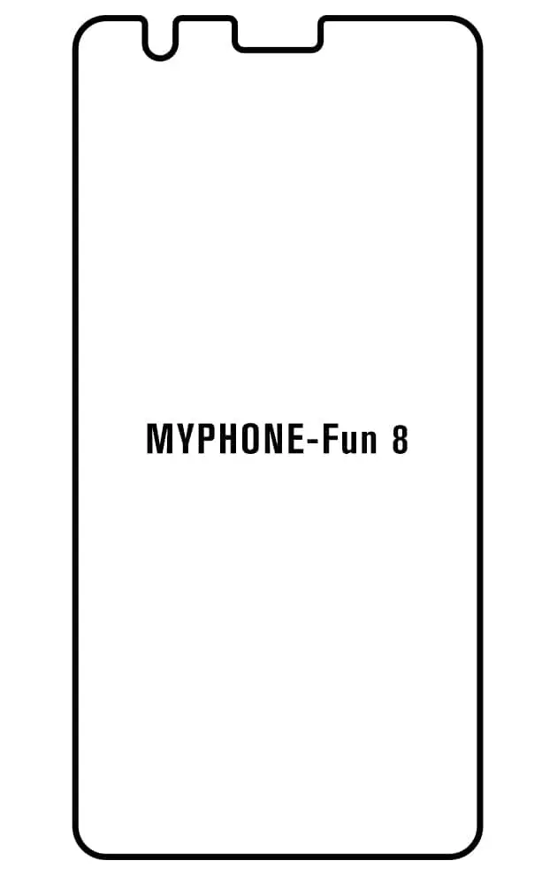 myPhone Fun 8 Přední Hydrogel ochranná fólie