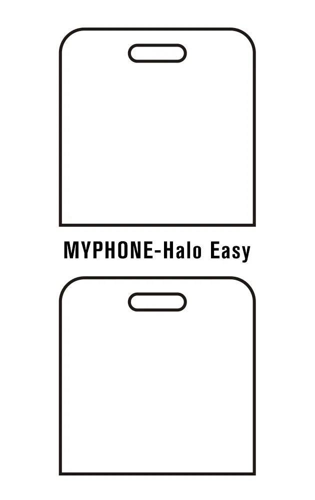 myPhone Halo Easy Přední Hydrogel ochranná fólie