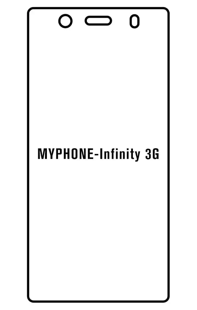 myPhone Infinity 3G Přední Hydrogel ochranná fólie