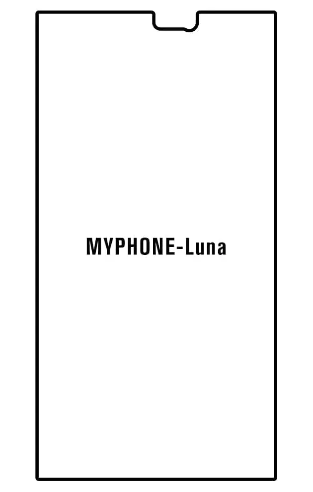 myPhone Luna Přední Hydrogel ochranná fólie