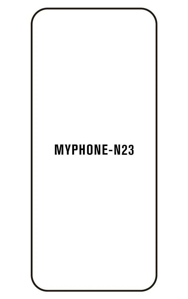 myPhone N23 Přední Hydrogel ochranná fólie