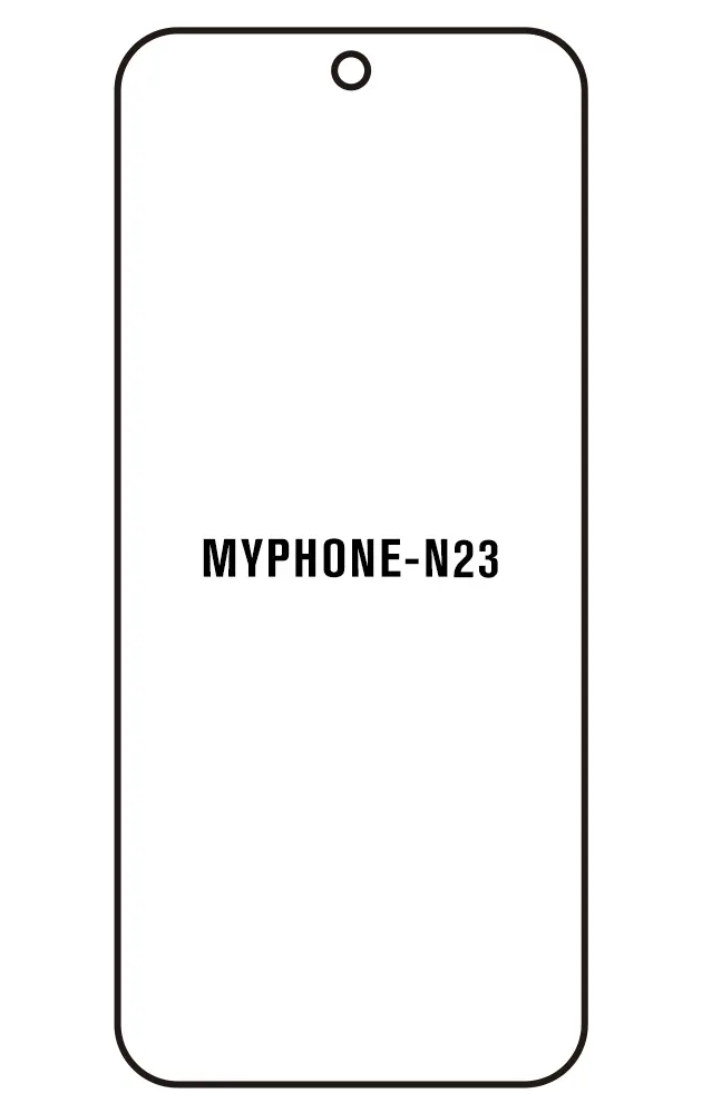 myPhone N23 5G Přední Hydrogel ochranná fólie