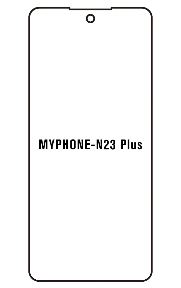 myPhone N23 Plus 5G Přední Hydrogel ochranná fólie