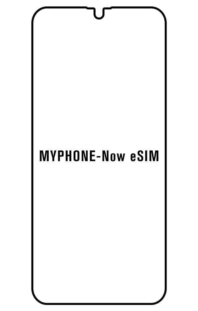 myPhone Now eSIM Přední Hydrogel ochranná fólie