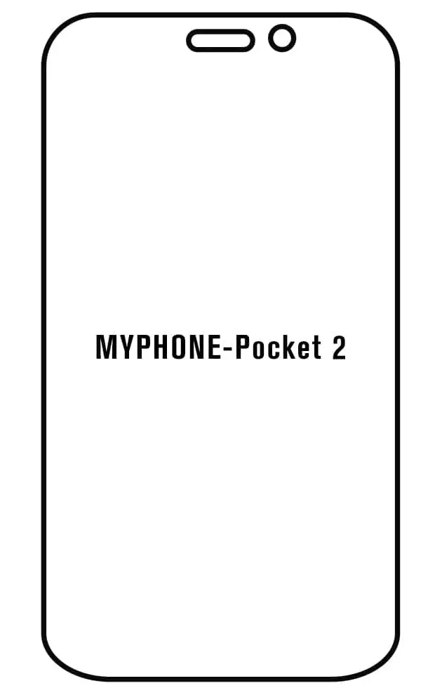 myPhone Pocket 2 Přední Hydrogel ochranná fólie