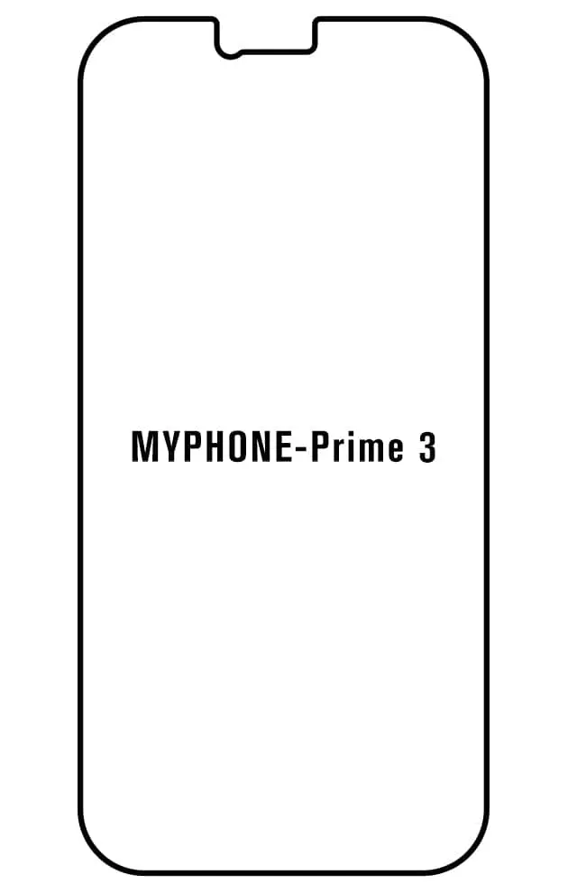 myPhone Prime 3 Přední Hydrogel ochranná fólie