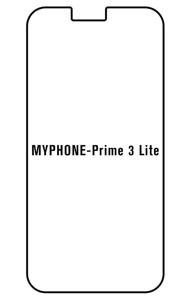 myPhone Prime 3 Lite Přední Hydrogel ochranná fólie